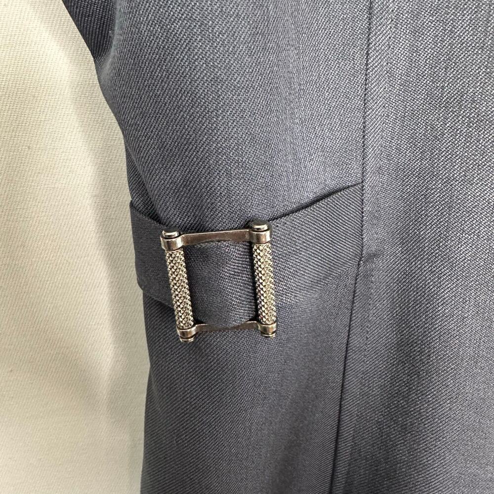 Stringbean Vintage Button Up Gray Lightweight Jacket - Picture 6 of 15